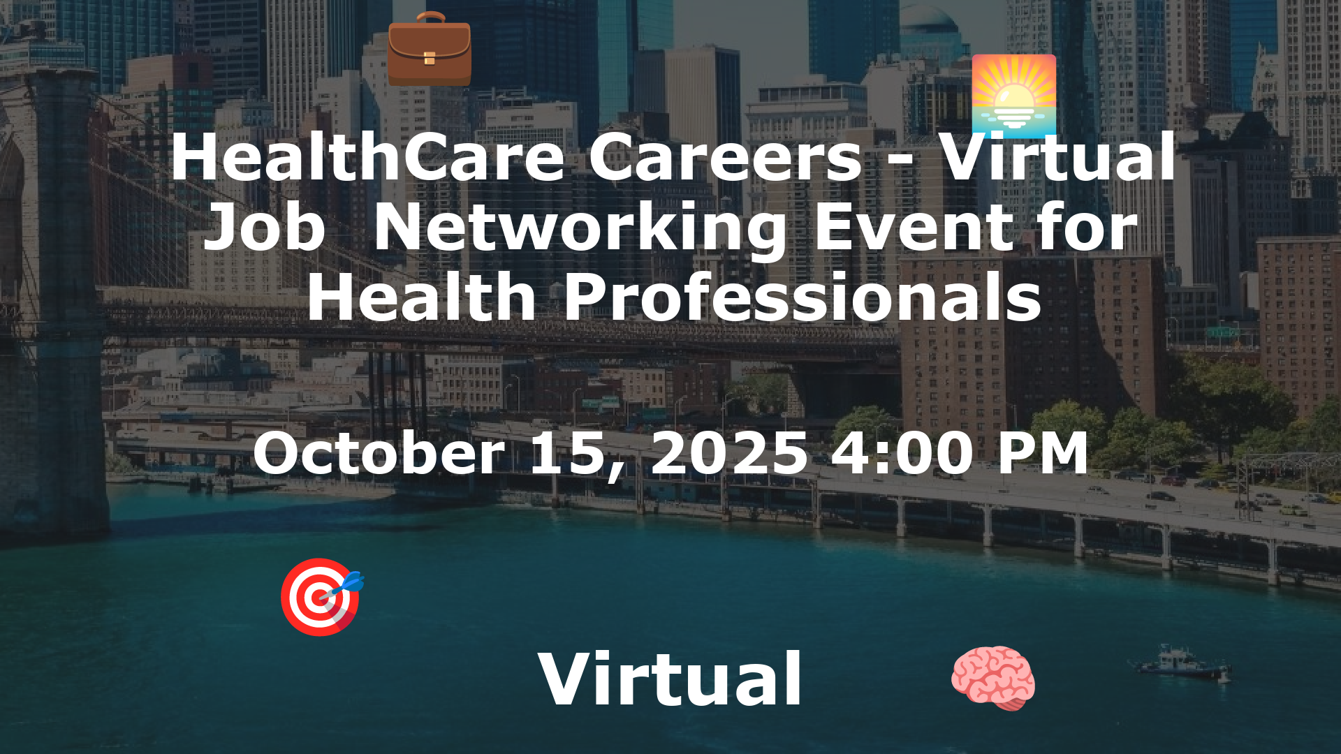 HealthCare Careers - Virtual Job  Networking Event for Health Professionals event image